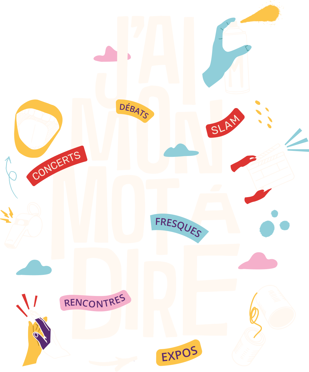 Illustration : j'ai mon mot à dire