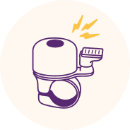 Illustration d'une sonette de vélo